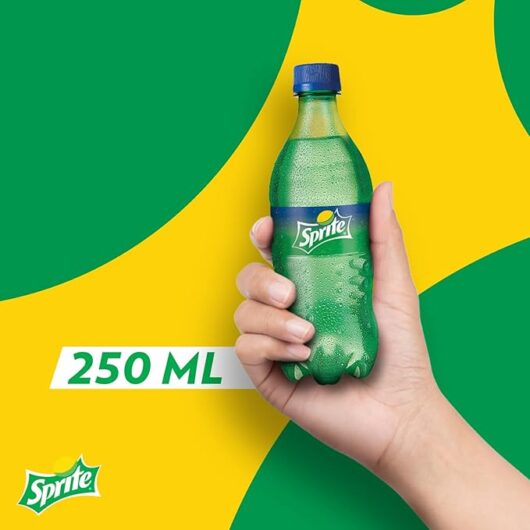 Sprite Lemon-Lime Flavoured Cold Drink |Recyclable PET Bottle, 250 ml (Pack of 8) - Image 2