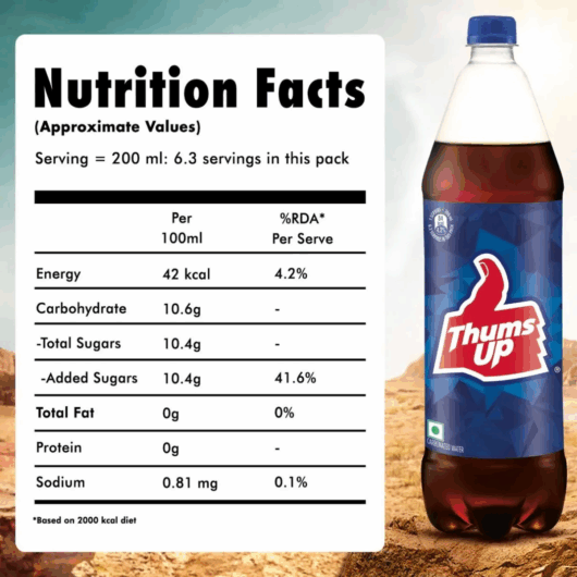 Thums Up Soft Drink 1.25L - Image 3